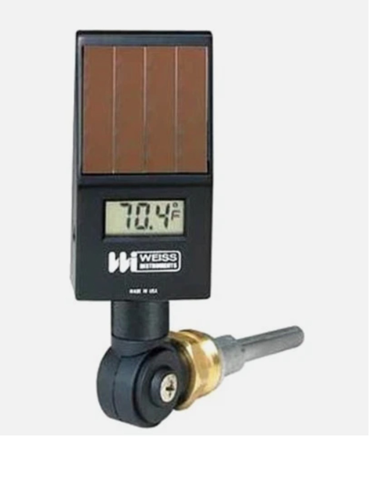 Weiss DVU6 Solar Digital Vari-Angle Thermometer 6" Stem -50 to 300°F