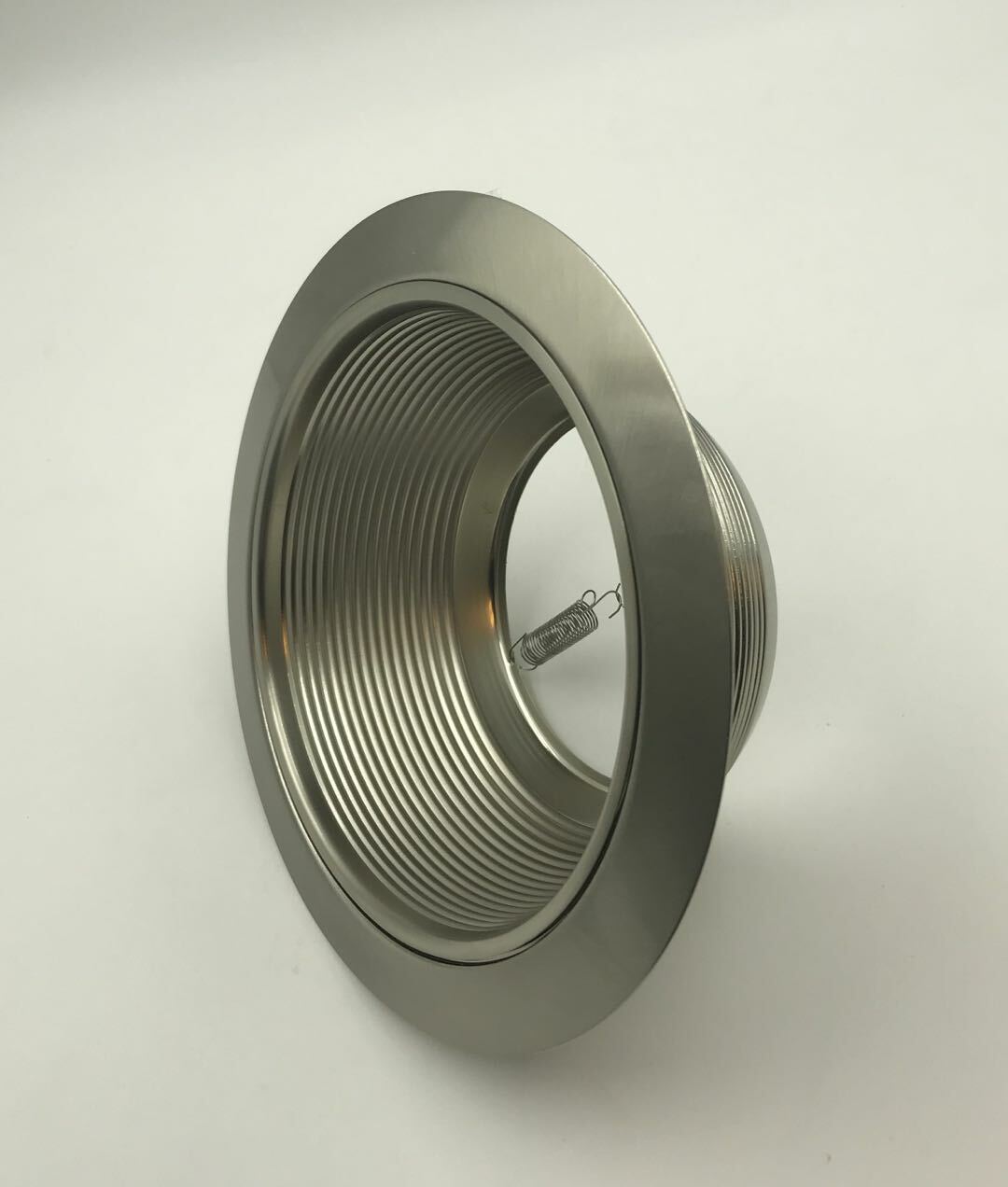5 Inch All Satin Nickel Recessed Can Trim