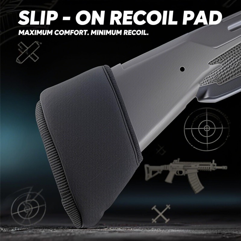 US Tactical Recoil Pads Padding Non-Slip Recoil Buttstock Pad for Shotguns Rifle