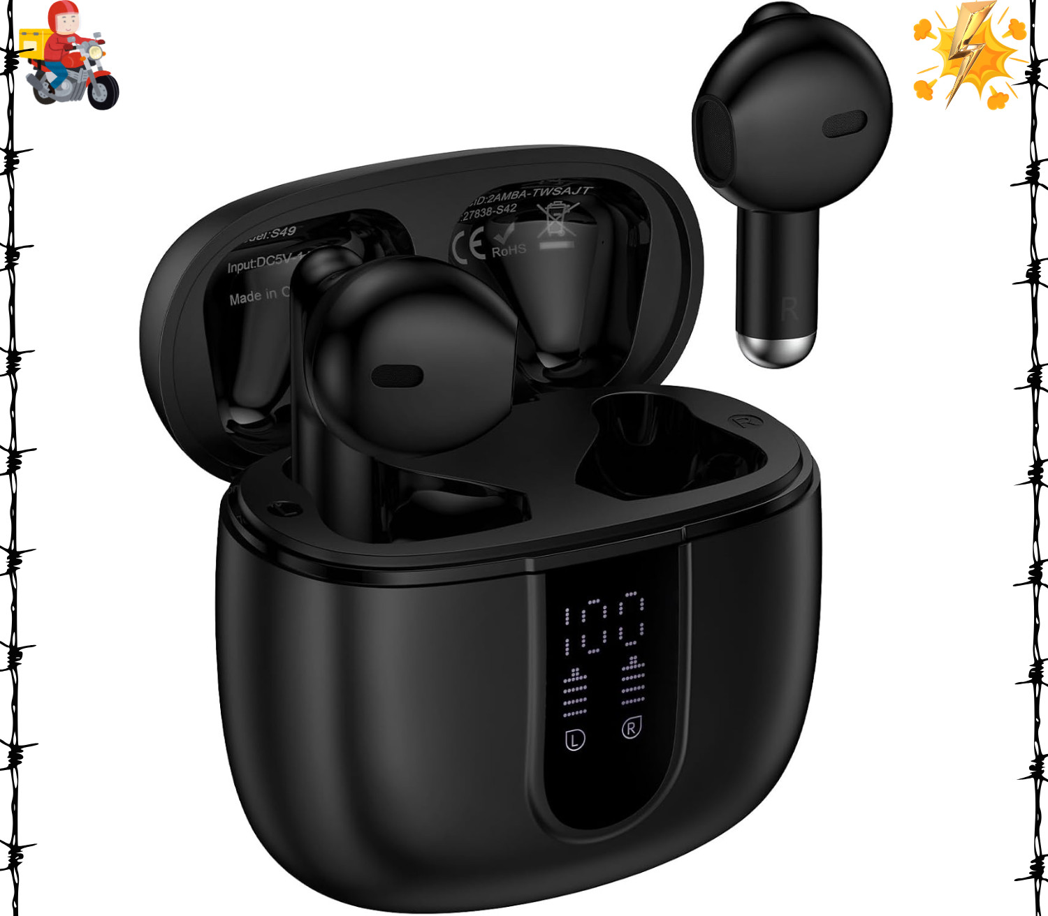 Samsung Wireless Earbuds Bluetooth Headphones for Samsung Galaxy A16 5G A17 A36
