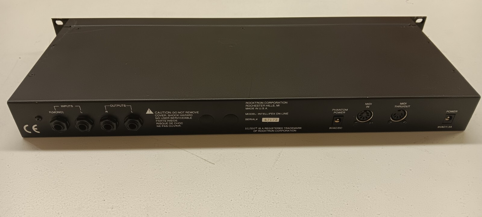 Rocktron INTELLIFEX On-Line Guitar Effects Processor Rack