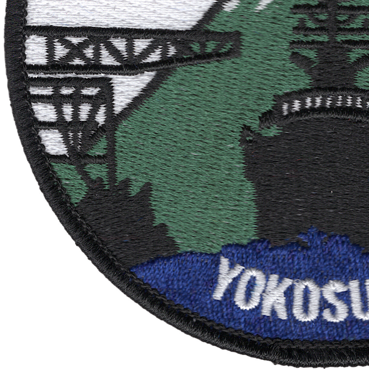 Naval Base Yokosuka Japan Patch - Sun Rays