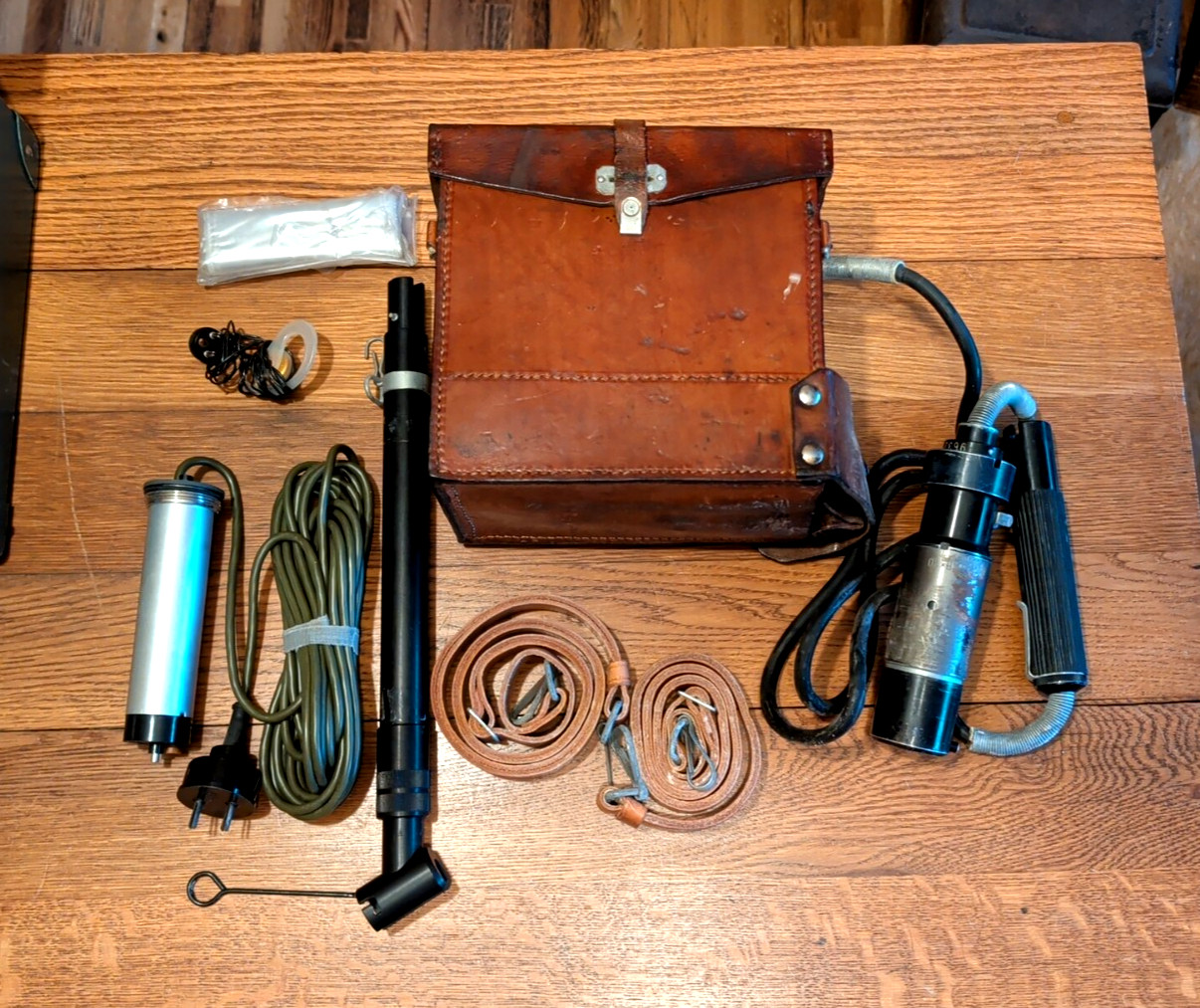 Vintage Cold War Polish Geiger Counter Dedector DP-66