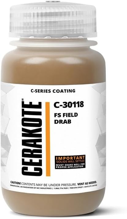 Cerakote C-Series Air Cure Ceramic Coating C-30118P FS Field Drab (16oz)