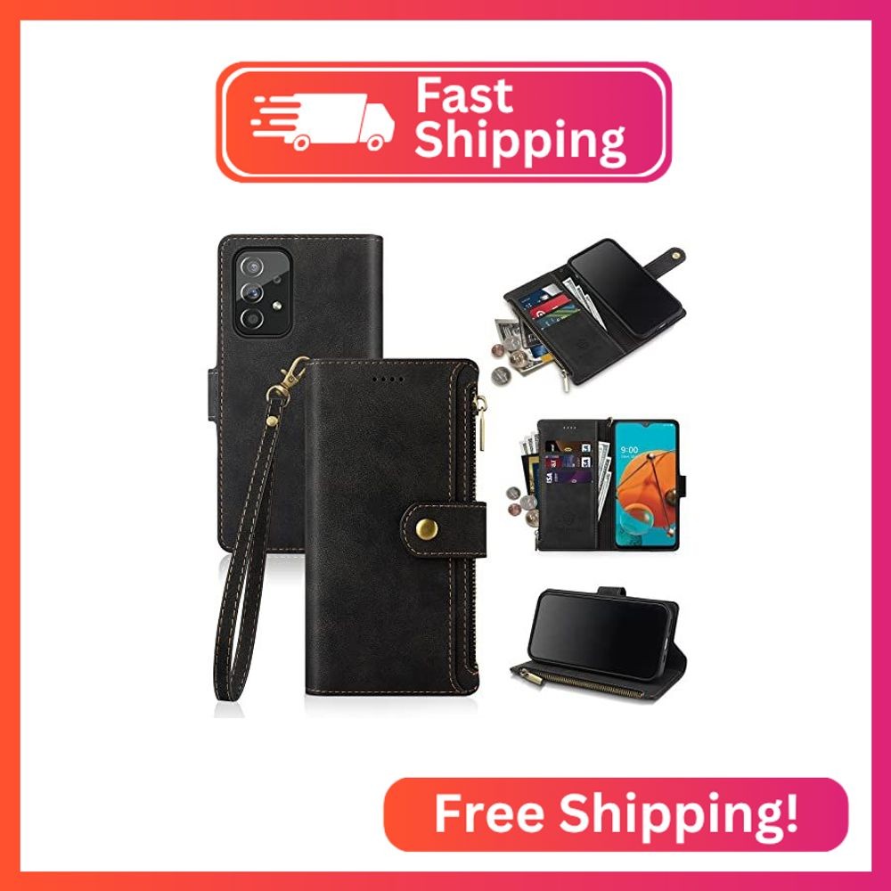 Antsturdy Compatible with Samsung Galaxy A52 5G/4G Wallet Case with Card Holder