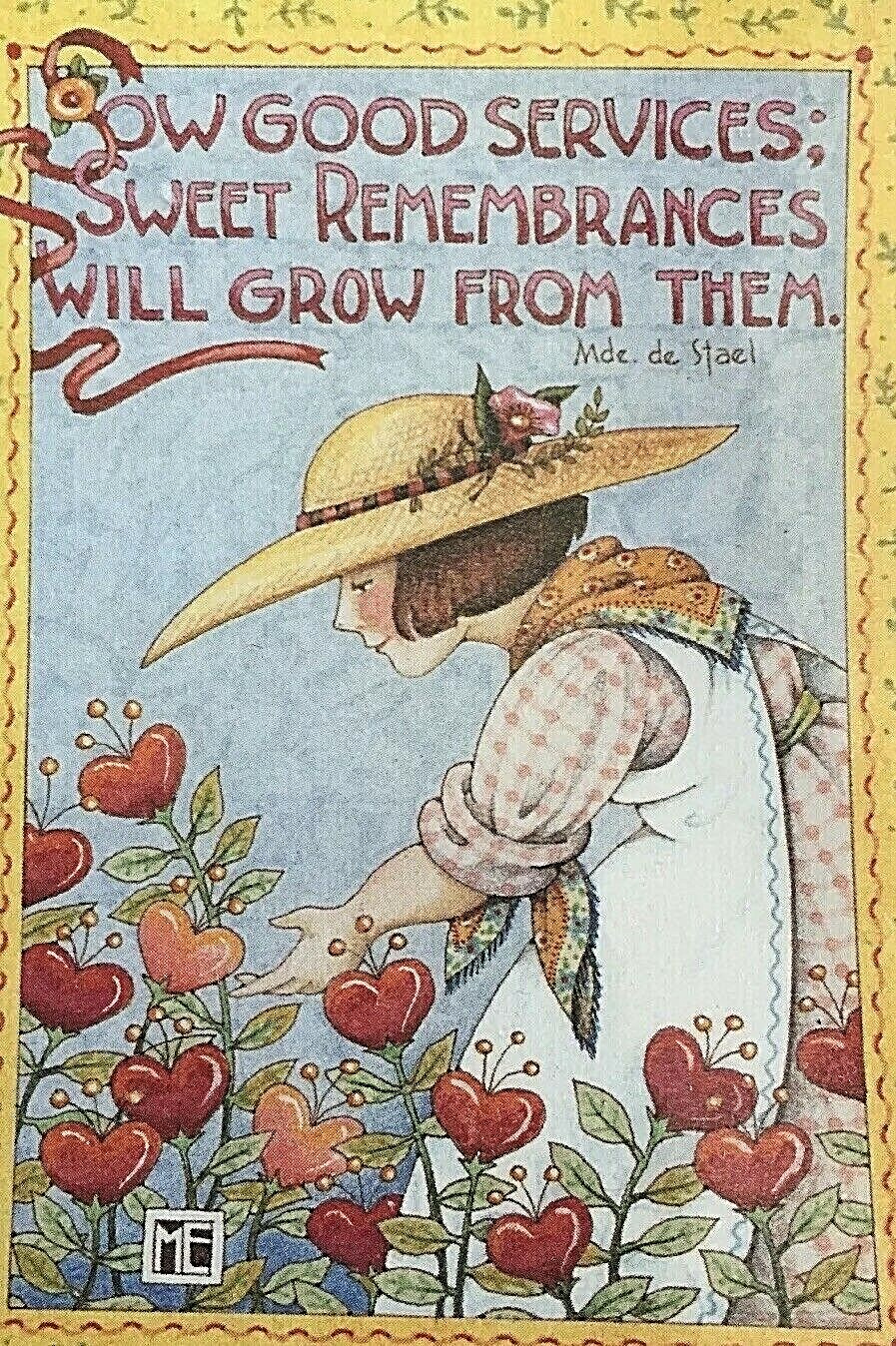 Mary Engelbreit Handmade Magnet-Sow Good Services