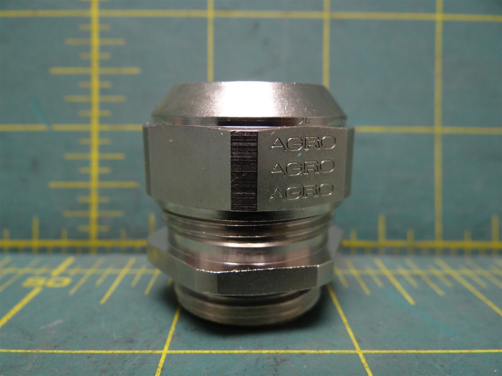 Agro 121161628 1310.25.2.100 M25X1.5 Nickel-Plated Brass Multi-Cable Cable Gland