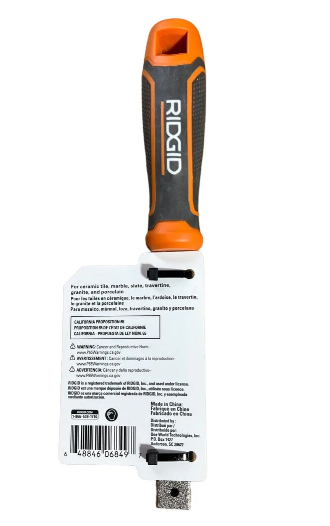 Ridgid Diamond Grit Tile File FT6006 - New