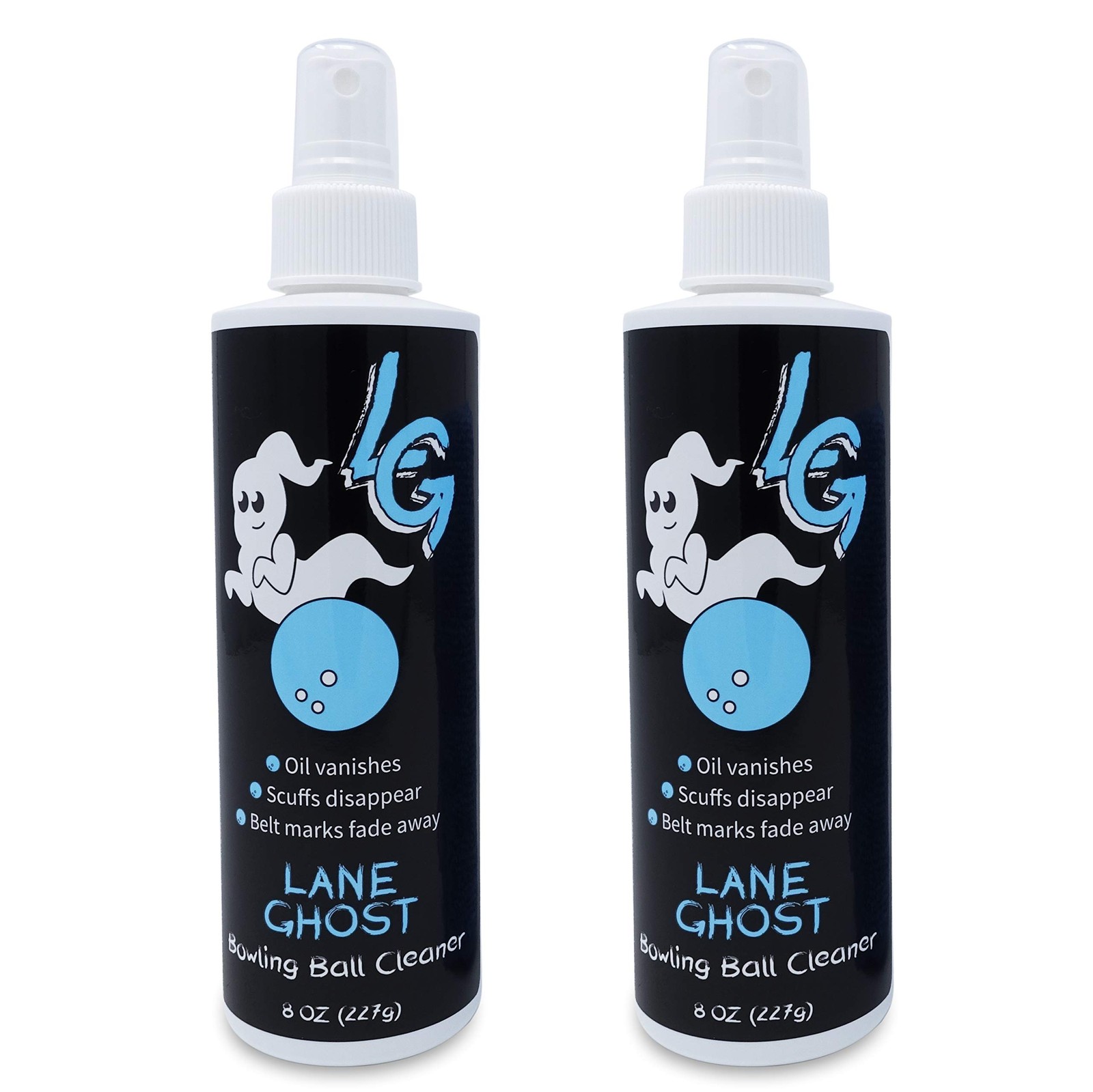 Bowling Ball Cleaner Spray Kit  2 Pack  Oil, Scuff & Belt Mark Remover