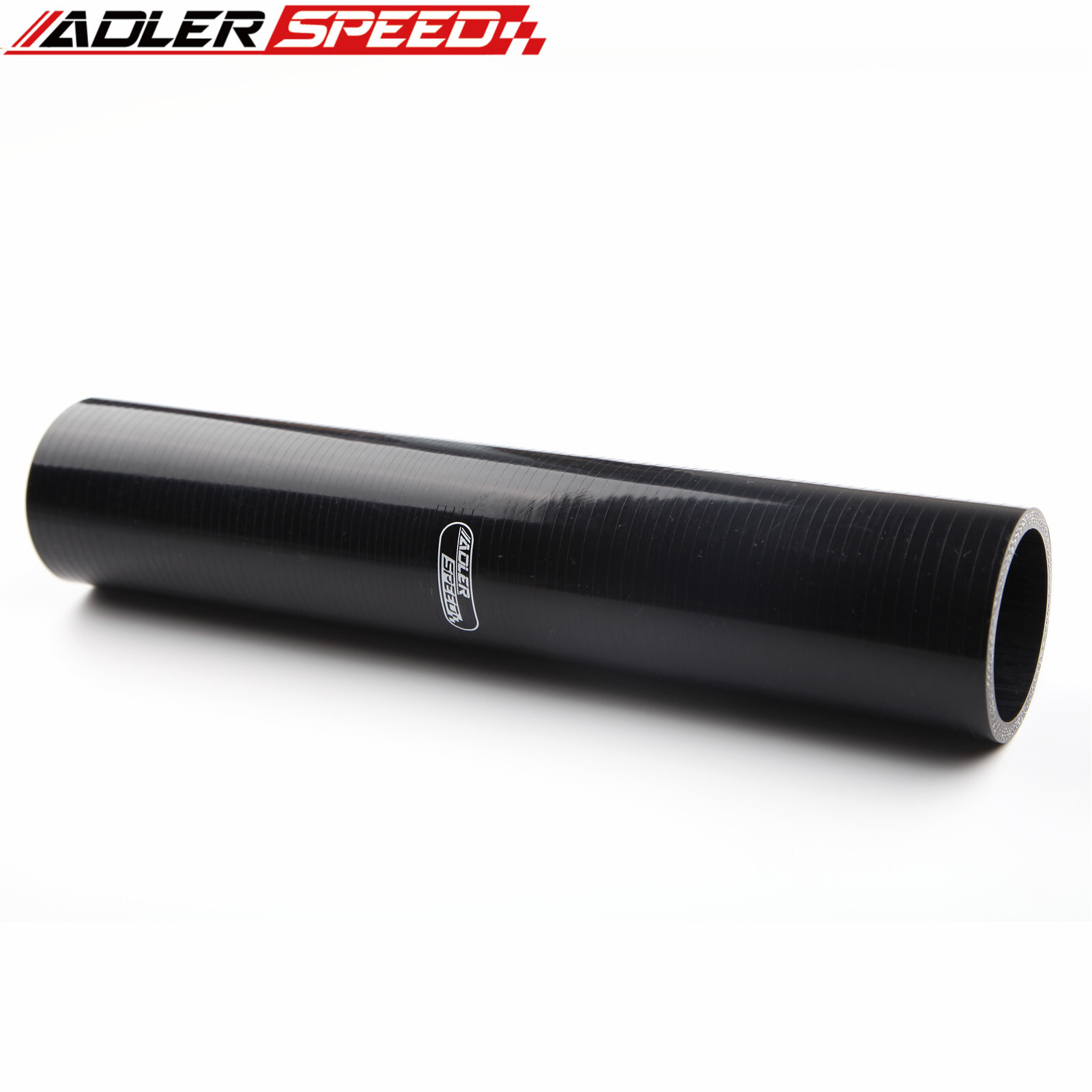 1.75" ID Straight Silicone Hose Air Intake Turbo Tube Coupler 12" length Black