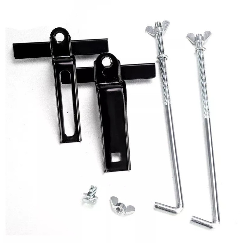 Car Storage Battery Holder Hold Down Rack Adjustable Stabilizer Metal Bracket US