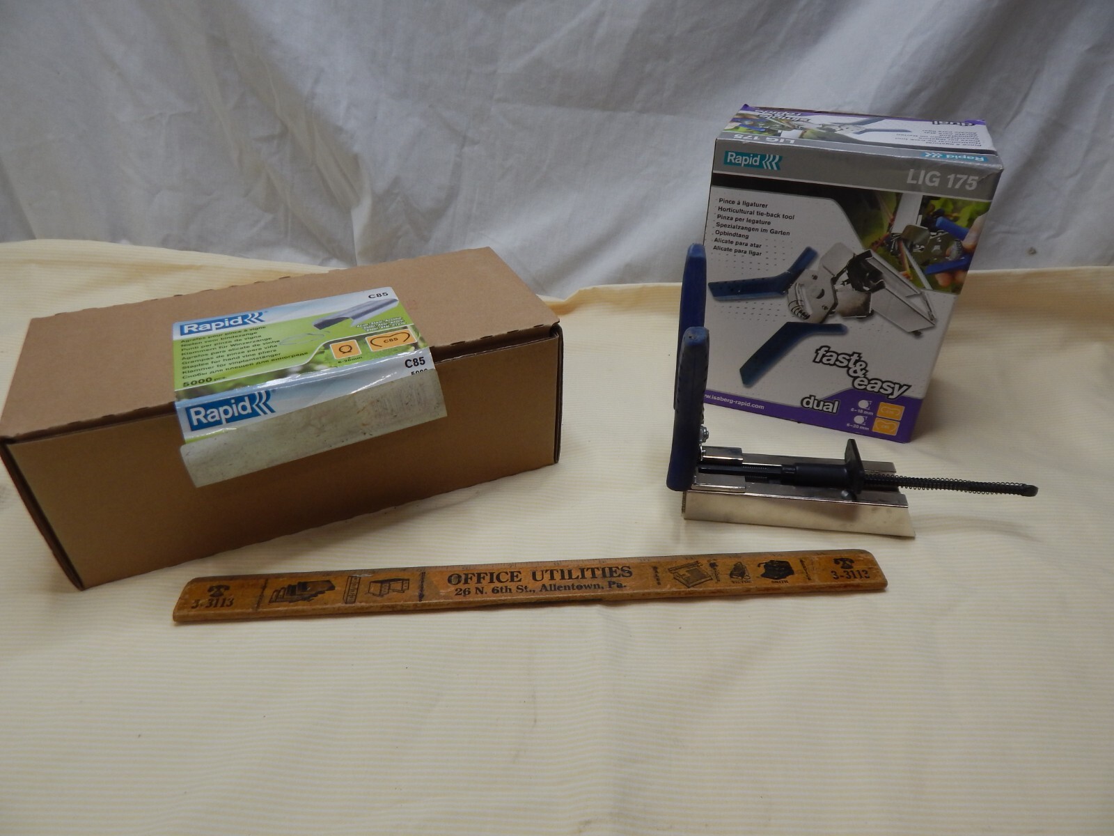 Rapid Vine Pliers with Magazine LIG 175 with Staples C85