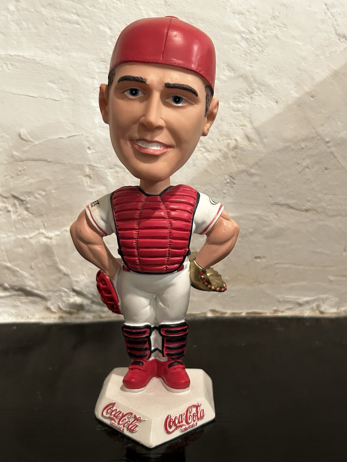 2001 Mike Matheny St. Louis Cardinals Gold Glove SGA Bobblehead In Original Box