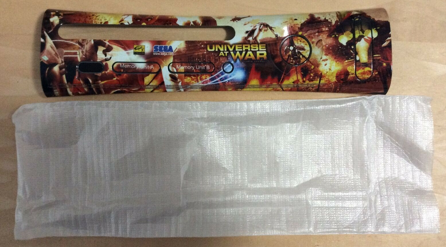 Sega Universe At War Microsoft Xbox 360 Faceplate Limited Edition Collectible