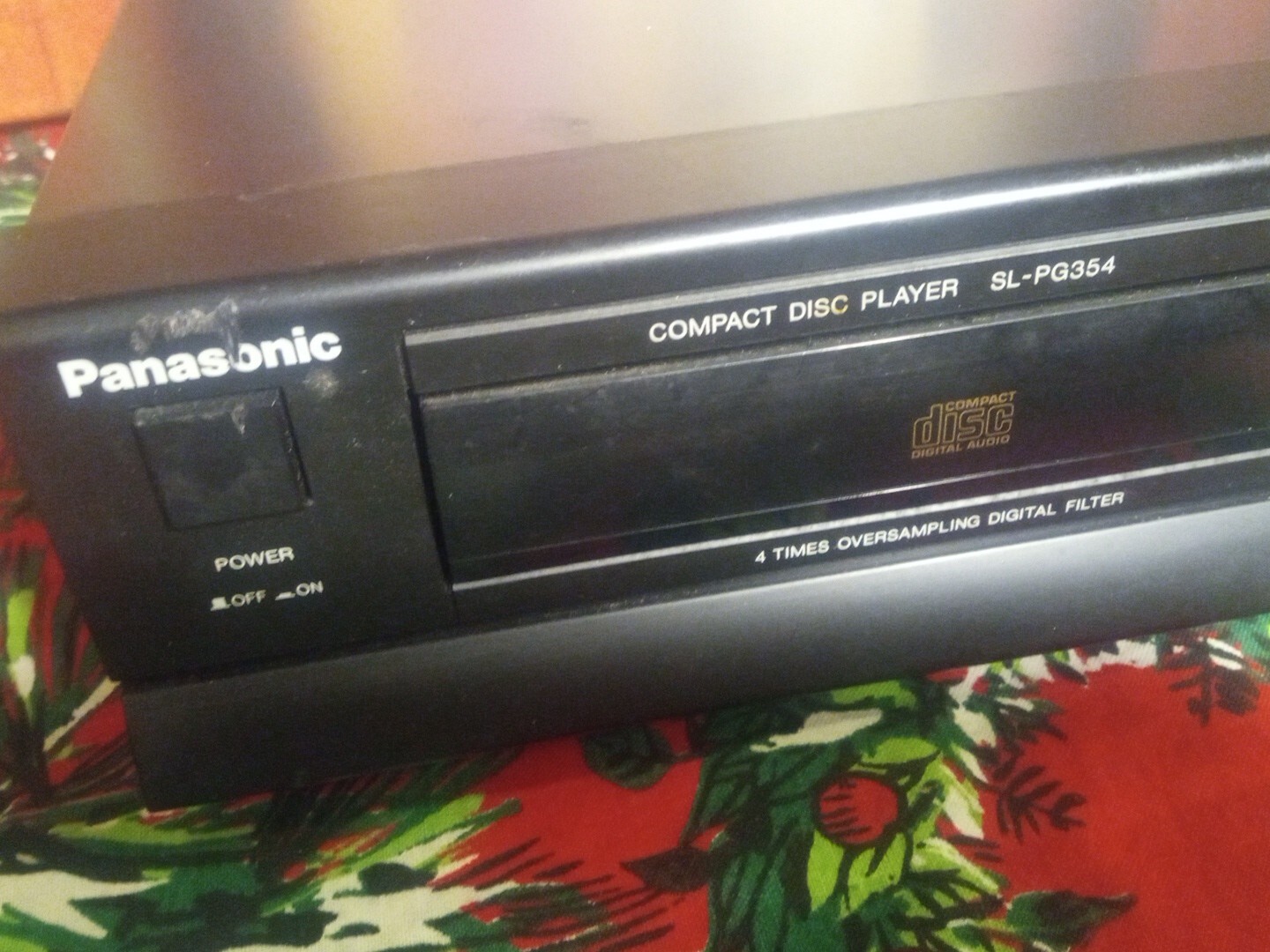 Panasonic SL-PG354 CD Player Single Disc CD Player Works