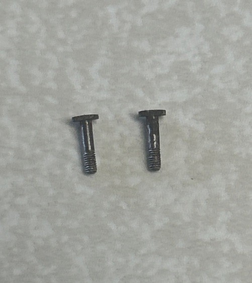 Vintage WALTHAM 12 Size Long-Case Pocket Watch Screws, Half Round Lot of 2 NOS