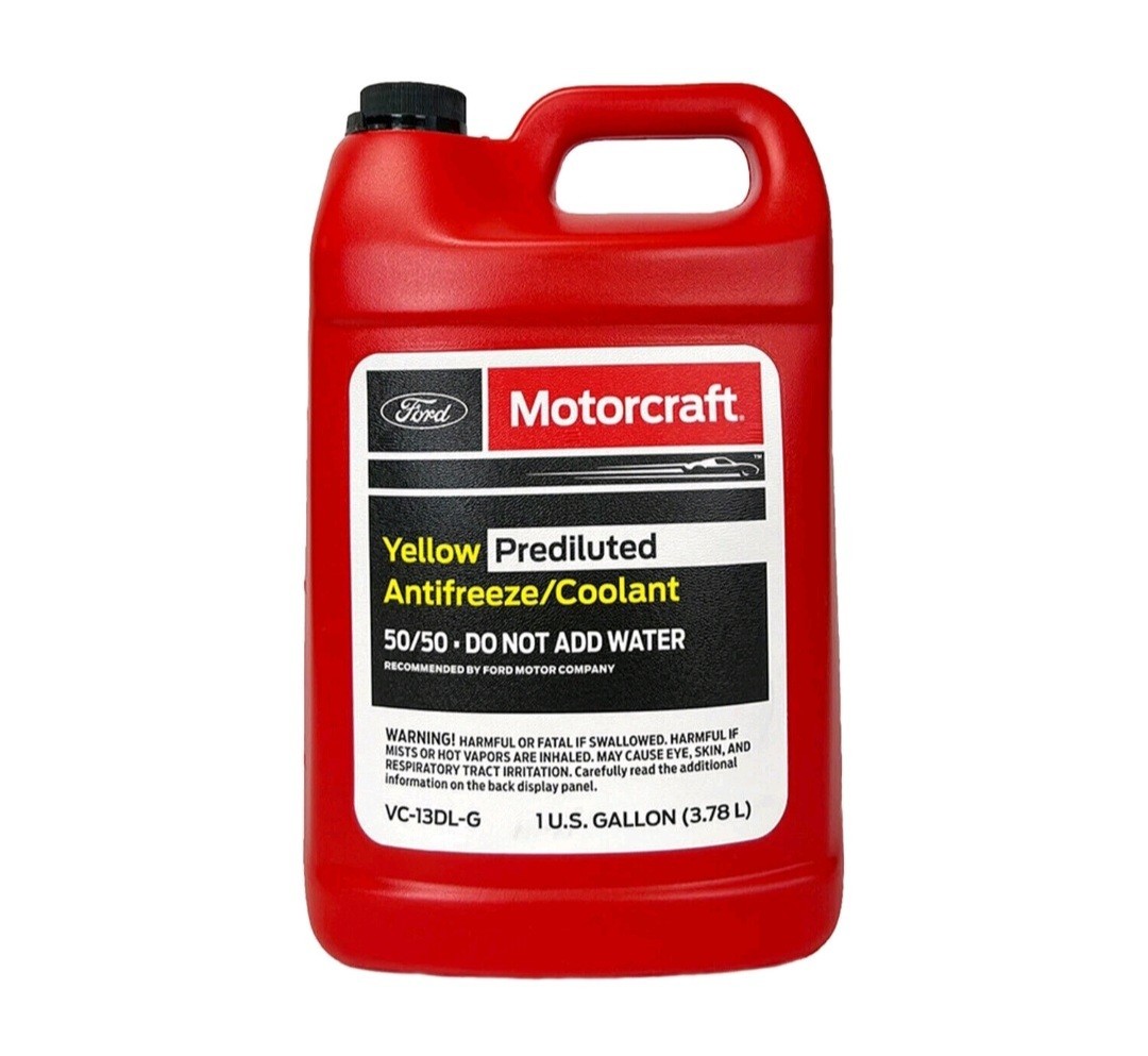 OEM Genuine Ford Motorcraft VC-13Dl-Gx1 Gallon Gold Coolant Prediluted 50/50 USA