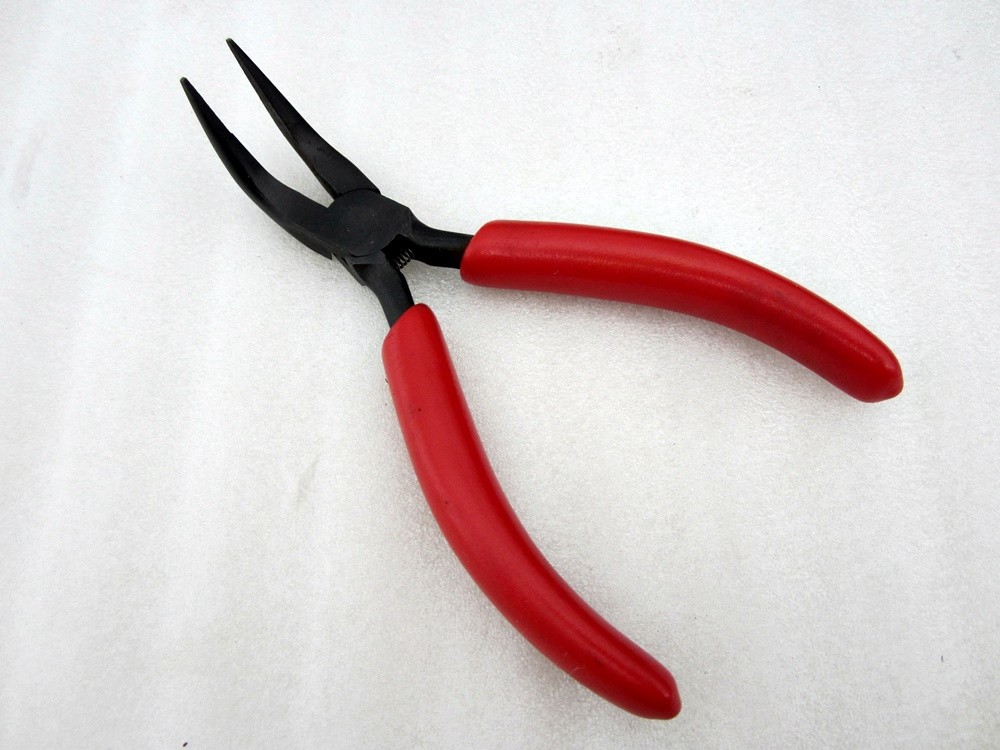 Vintage Snap-on Bent Needle Nose Pliers E718CG Electronic Service USA