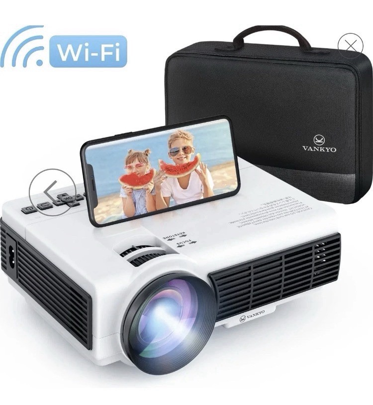 VANKYO Leisure 3 Pro Native 1080P Projector, Full HD 5G Wifi Projector with LCD