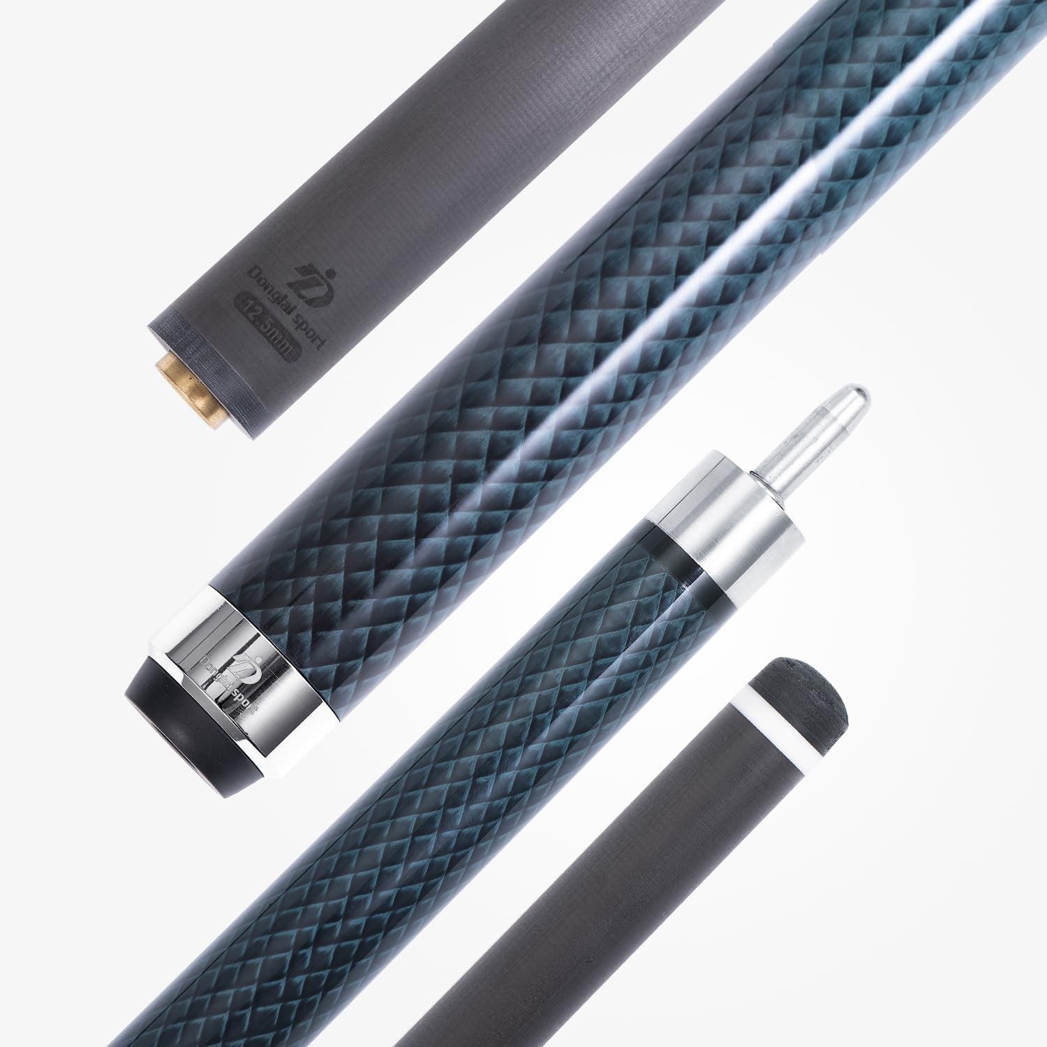 Carbon Fiber Pool Cue Stick 58" Billiard Cue Sticks Professional Low Deflecti...
