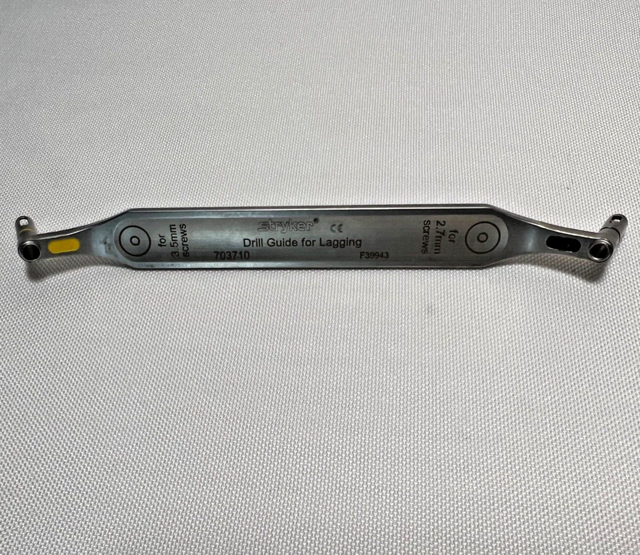 Stryker 703710 3.5mm X 2.7mm Variax Drill Guide for Lagging Orthopedics Trauma