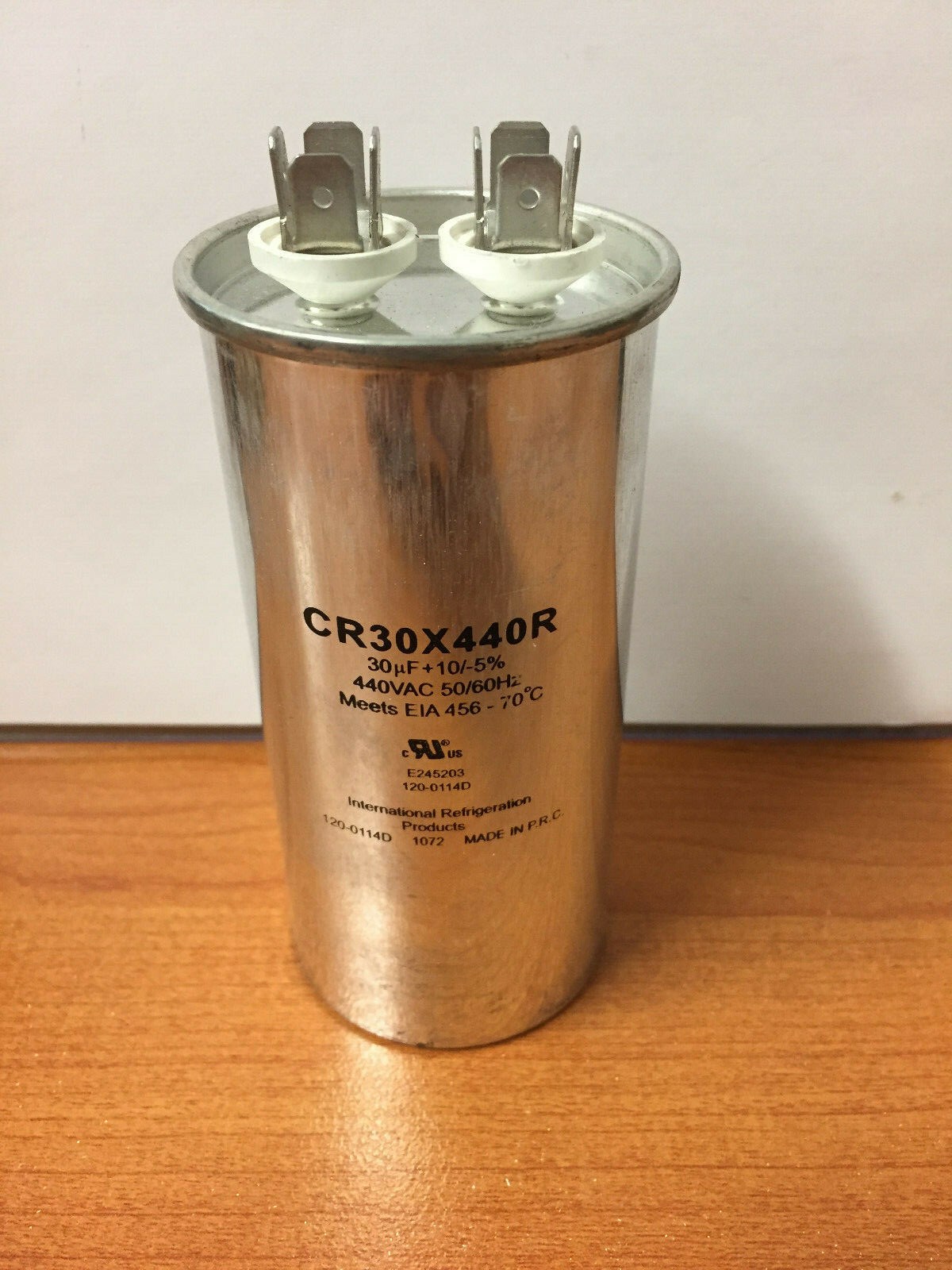 Capacitor Round 30 MFD 440 Vac CR30X440R   (201016)