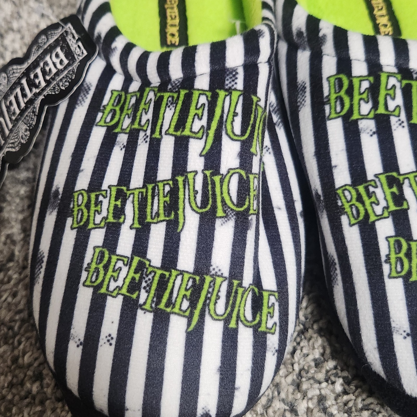 Beetlejuice Slippers Size Small New With Tag