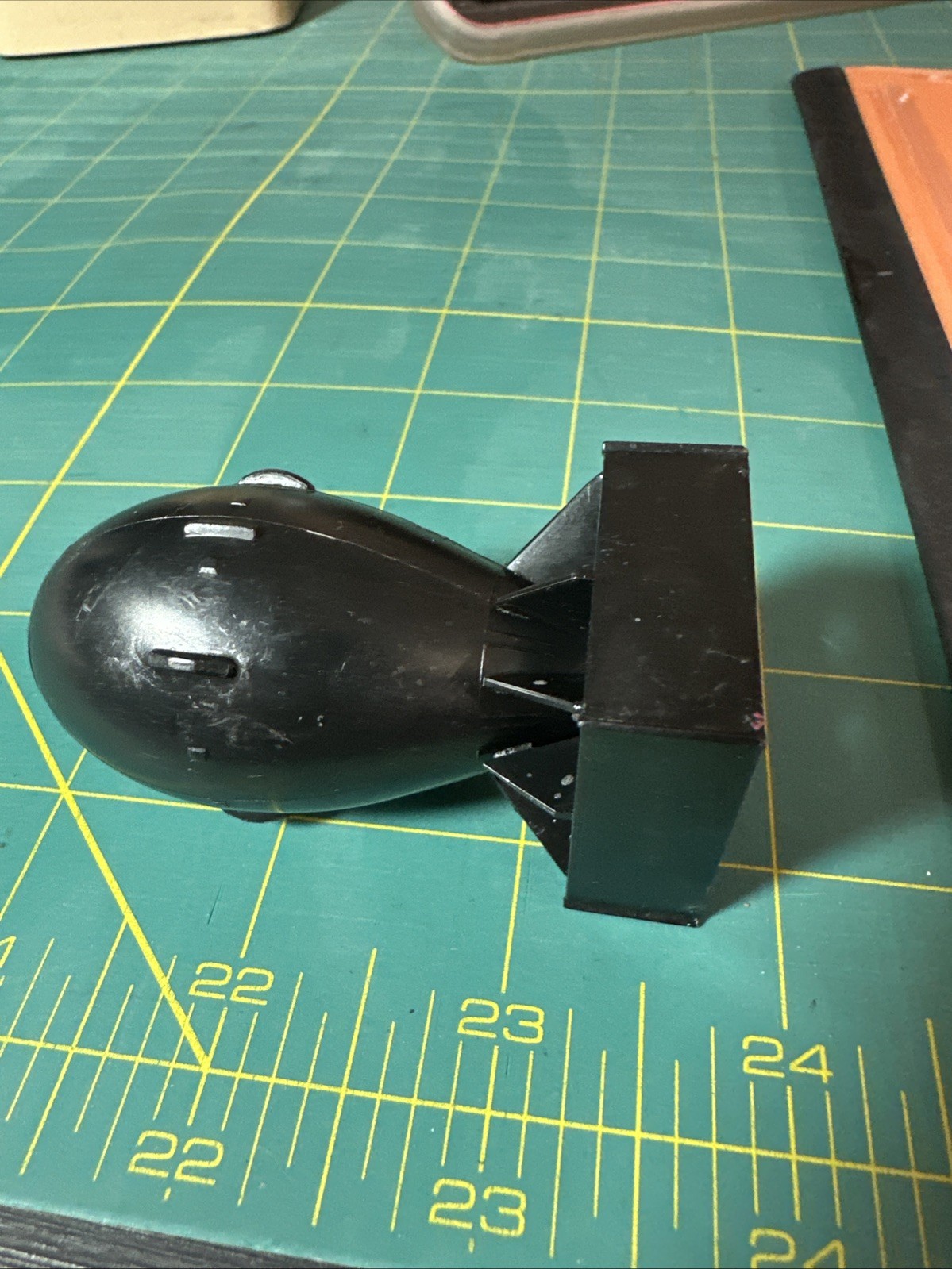 Fat Man MK-3 Atom Bomb Model - 3D Printed 1/24 Scale -