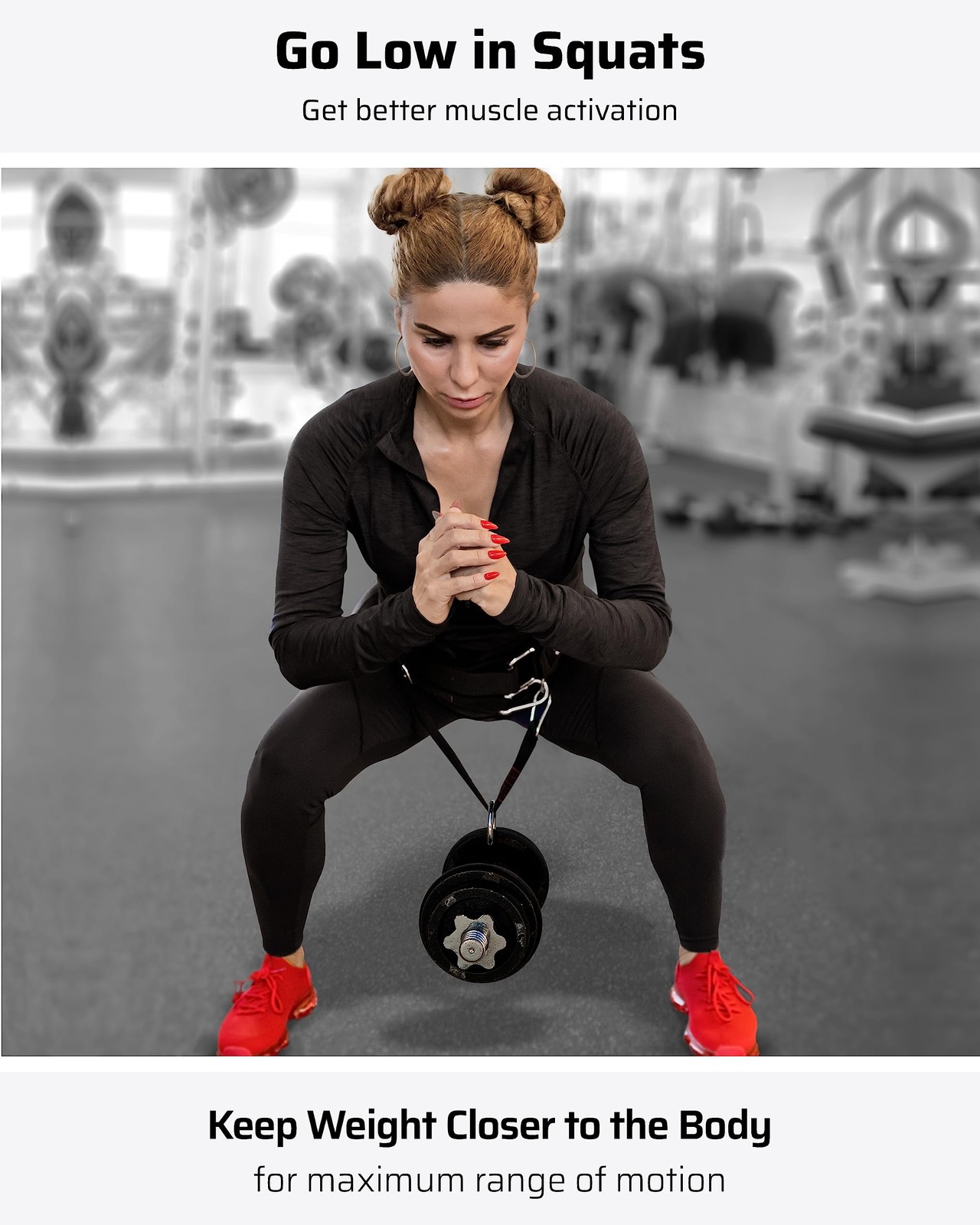 Dumbbell & Barbell Loading Straps | Attachment Straps for Dips, Pullups, Squa...