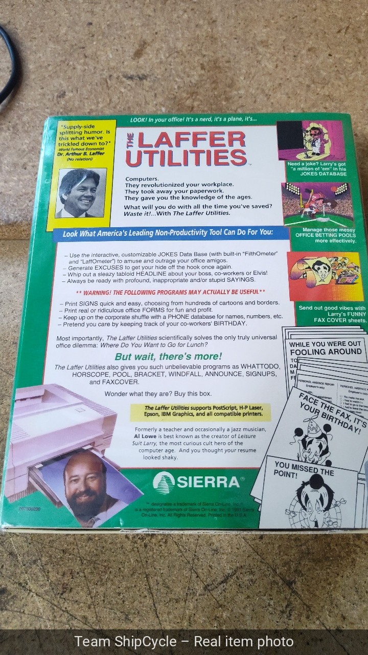 Sierra The Laffer Utilities version 401 G2U