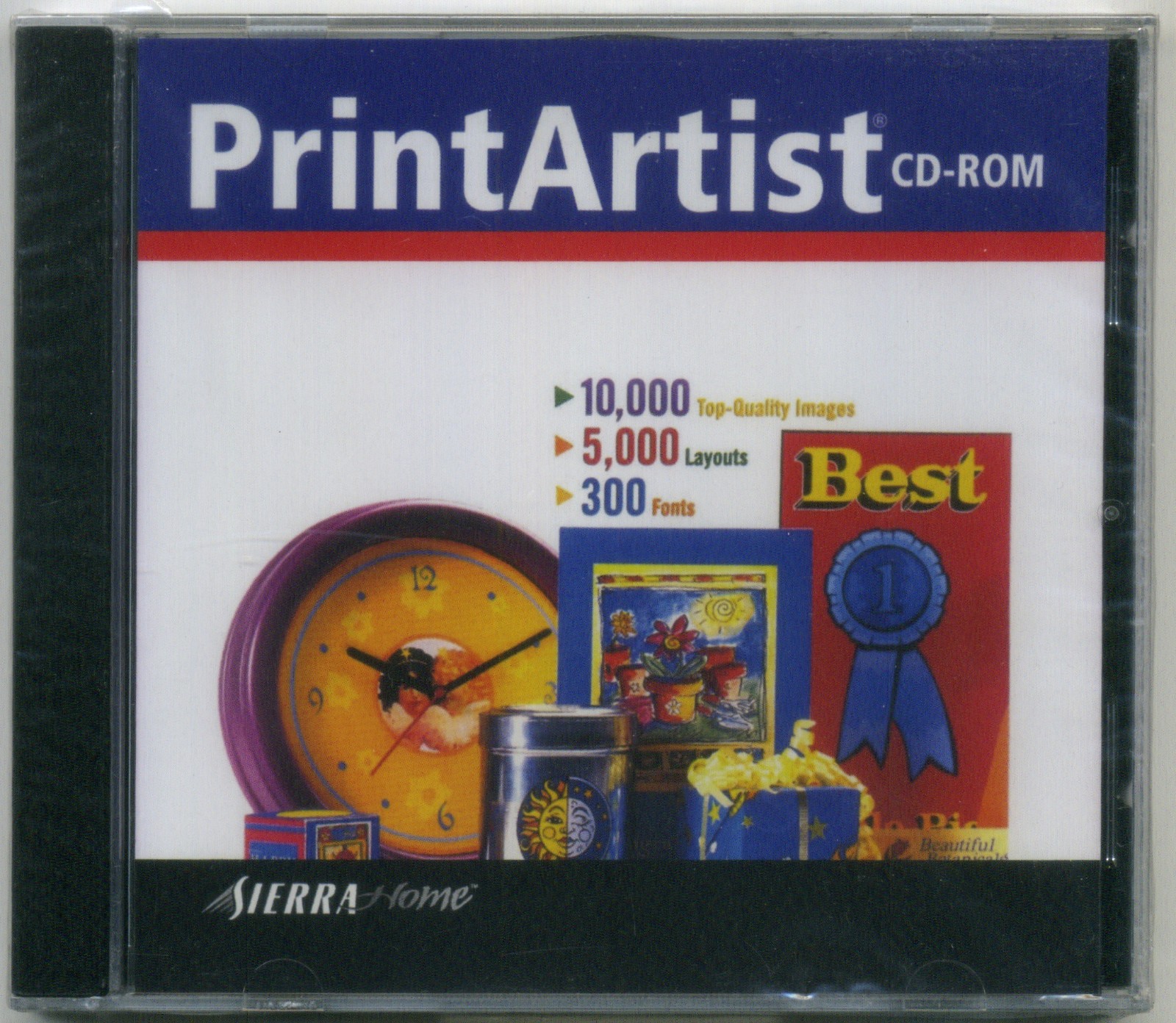 Sierra Home PrintArtist 2000 CD-ROM Software Brand New for Windows 95/98/Me/2000