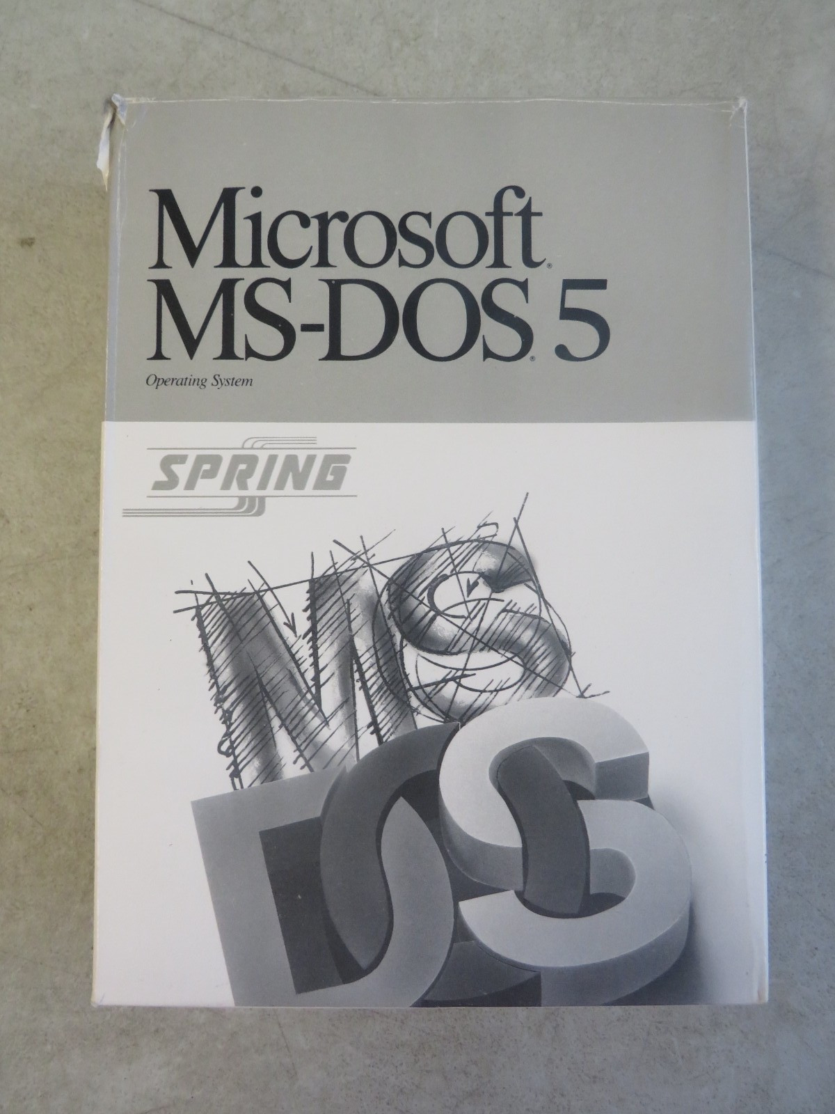 Microsoft MS-Dos 5 Operating System 5.25” Discs Vintage Software