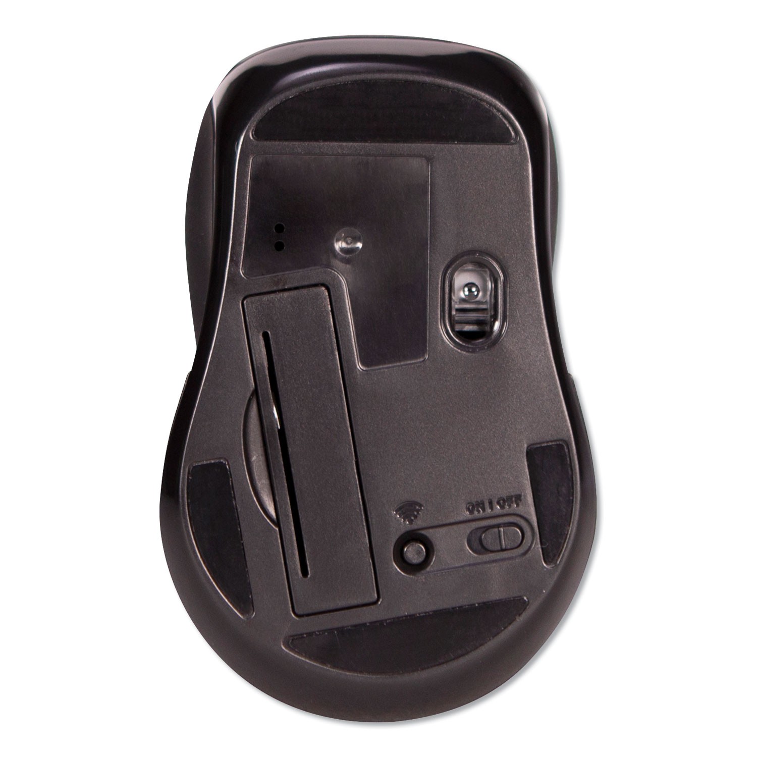 Innovera® Mid-Size Wireless Optical Mouse with Micro USB, 2.4 GHz Frequency/32 f