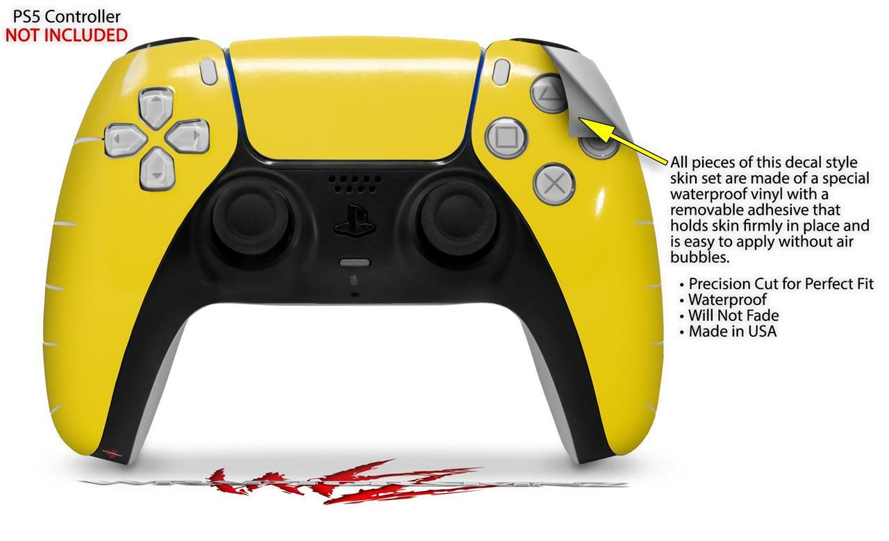 Skin Sony PS5 Controller Solids Collection Yellow