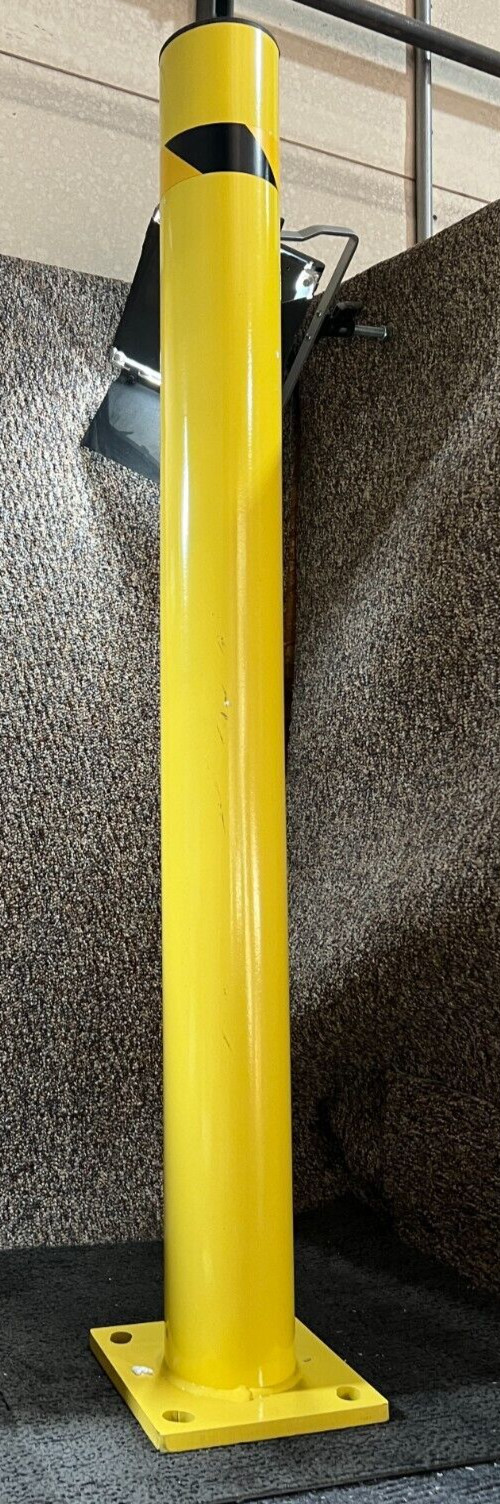 Trafford Crowd Control Industrial Steel Bollard CCW-BLLD-ROND-YW-12-48 48"