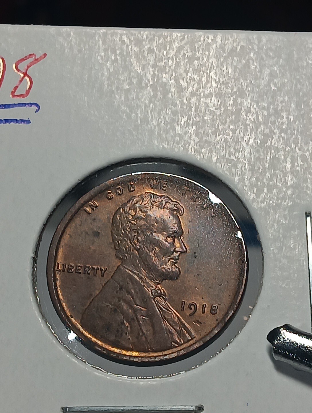 1918 Lincoln Wheat Penny Cent - Uncirculated (red/brown) Better Date N/424