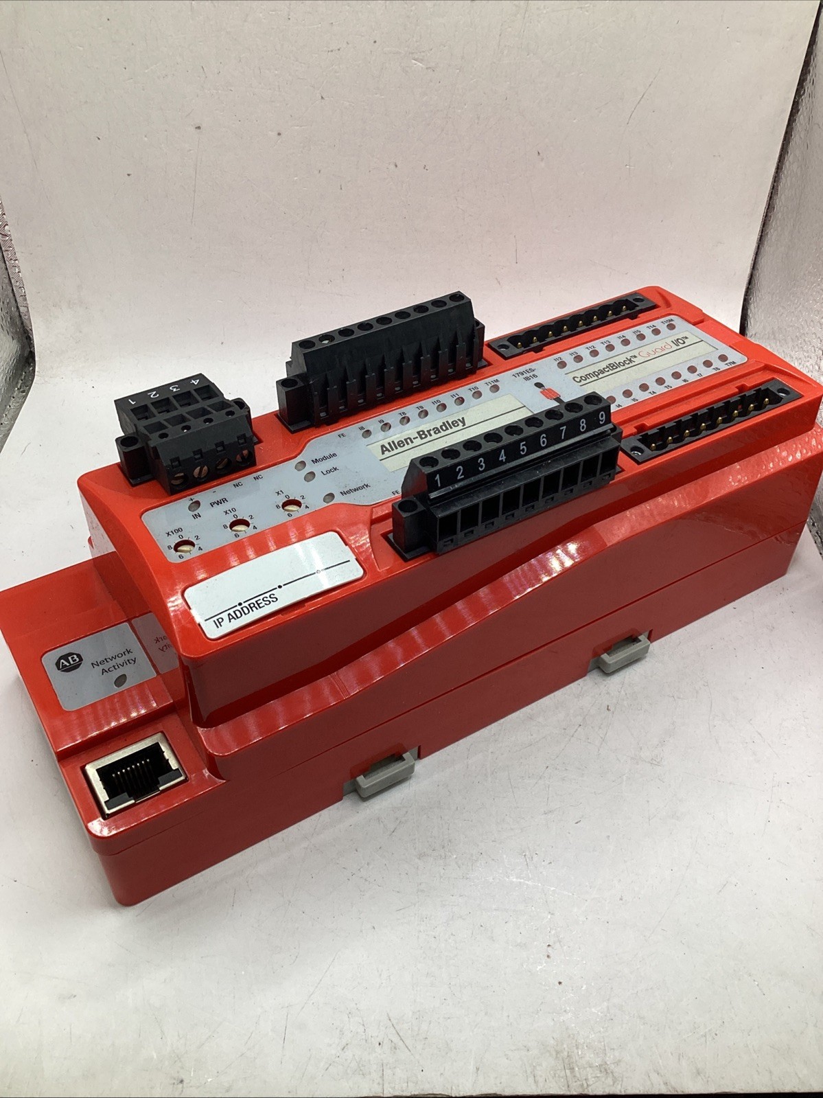 Allen Bradley 1791ES-IB16 A EtherNet/IP Block Guard I/O Used