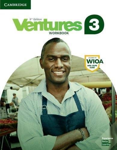 Ventures Level 3 Workbook - Paperback By Bitterlin, Gretchen - GOOD