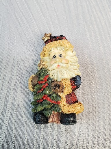 Santa Ceramic Pin Brooch