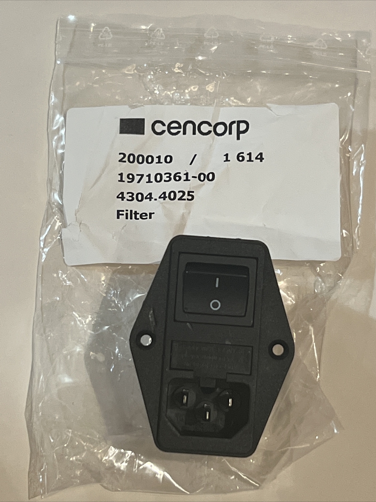 1PCS NEW FOR Schurter Power filter 4304.4025, 125/250Vac, 50/60Hz Cencorp Festo