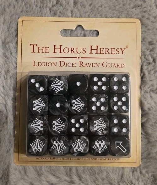 Warhammer 30K HORUS HERESY RAVEN GUARD DICE Forgeworld New OOP Space Marines