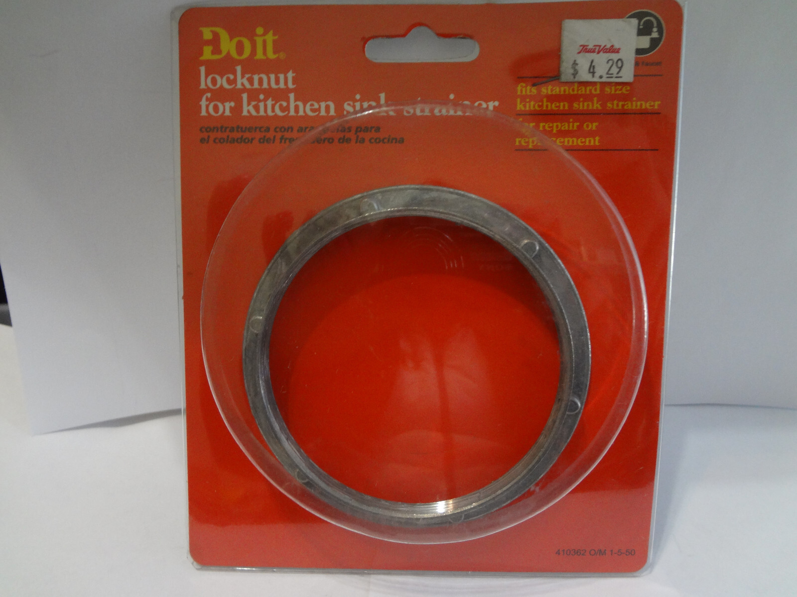 Do it Locknut for Kitchen Sink Strainer 410362 O/M 1-5-50