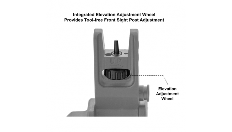 45 DEGREE ANGLE FLIP UP ALUMINUM SIGHTS