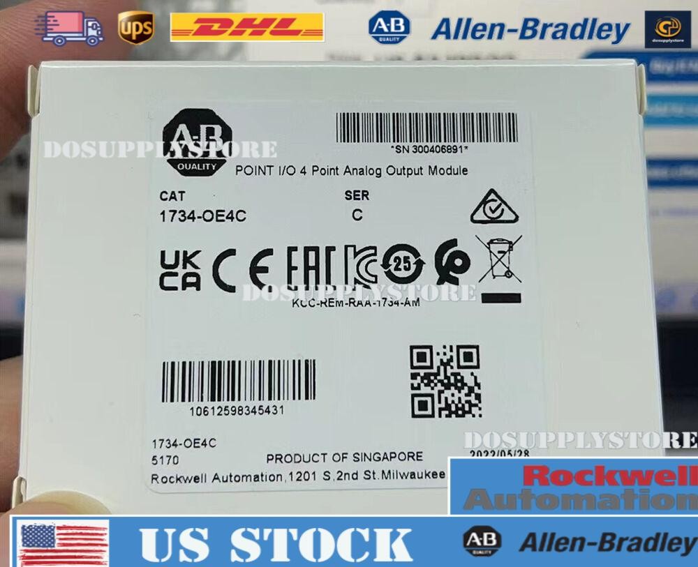 Allen-Bradley 1734-OE4C New AB Point I/O 4-Point Output Module Factory Sealed US