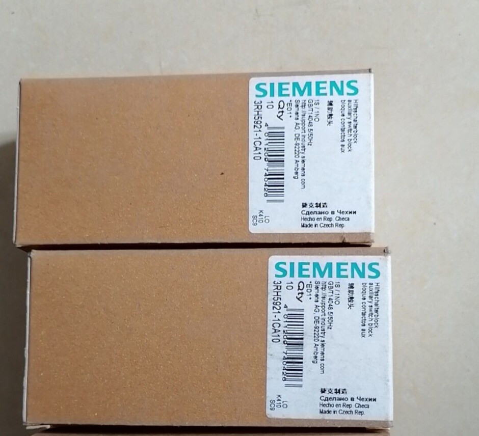 10PCS New Siemens 3RH5921-1CA10 Auxiliary Contacts 1NO In Box Brand *SE