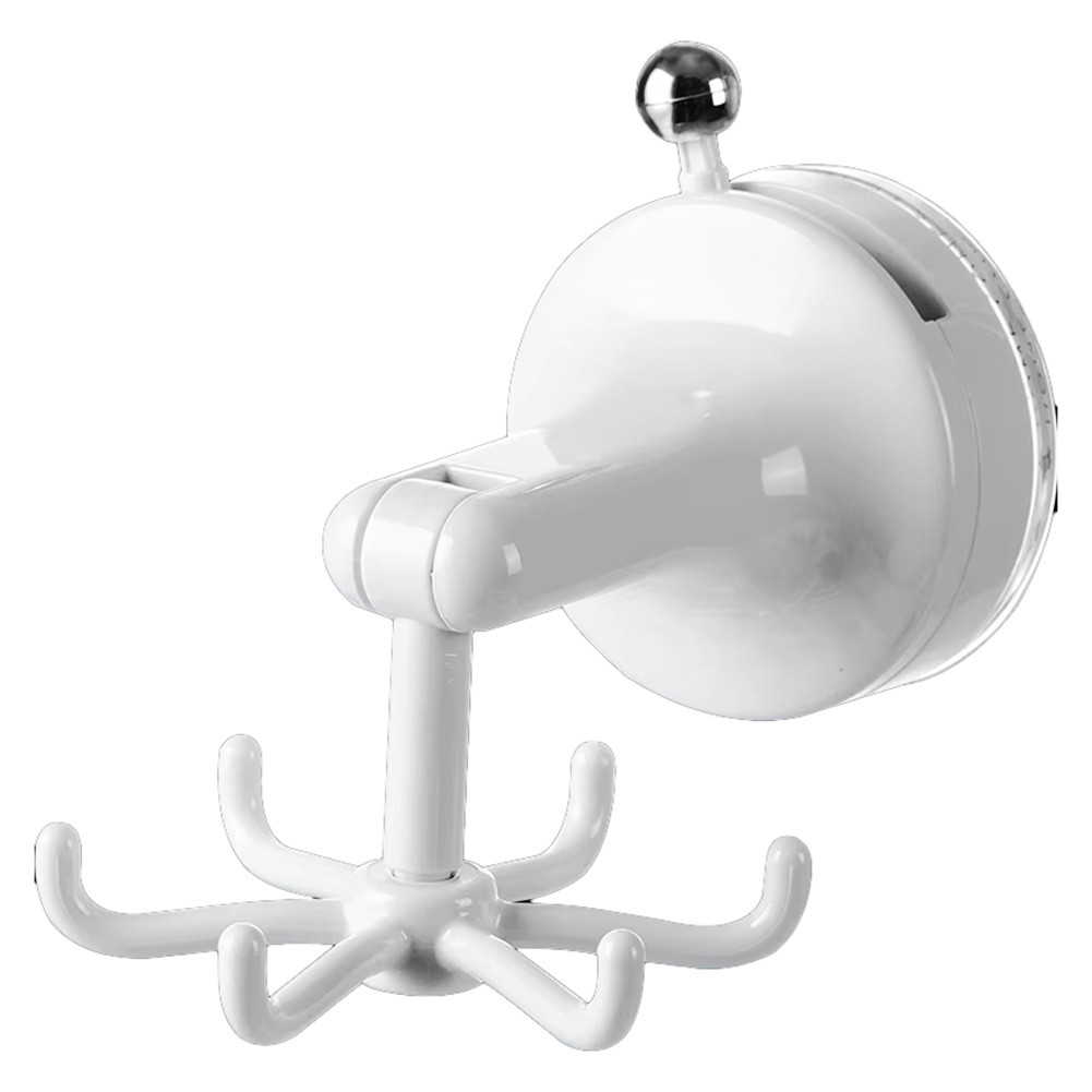 Rotatable Kitchen Hook - 6-Claw Suction Cup Wall Mount for Spatulas &7820