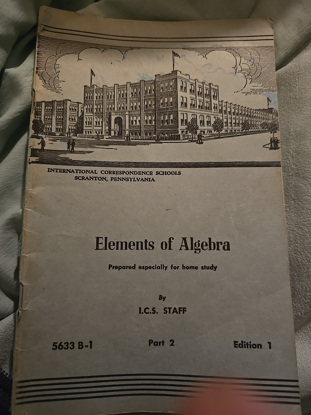 Elements of Algebra Part 2 Ed 1 VG SY87