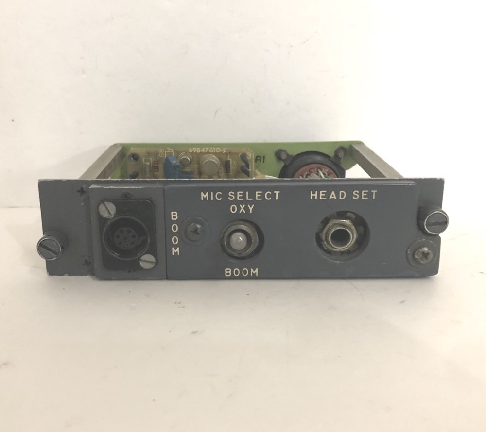 Boeing Aircraft Headset Microphone Panel 69B46363-17LH