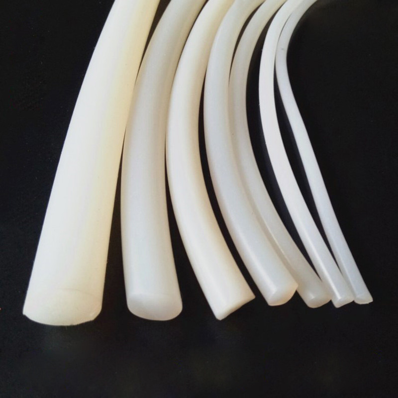 Silicone Rubber Cord White Seal O Ring Cord Φ1.5mm 2mm 3mm 6mm 8mm 10mm 16mm