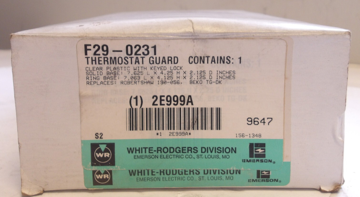 EMERSON THERMOSTAT GUARD P/N:F29-0231 LOT OF 2 BRAND NEW